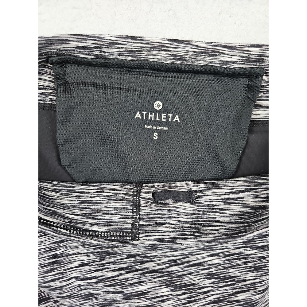 Athleta Skort Women's Small Contender 2-in-1 Skirt Gray Black Space Dye 268536 - Picture 5 of 8